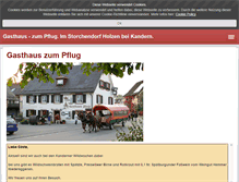 Tablet Screenshot of pflug-holzen.de